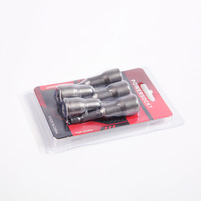 強力な磁気 5pcs 12mm 65mm 急速交換 ヘックスシャンク 工業クラスのナッツドライバーセット
