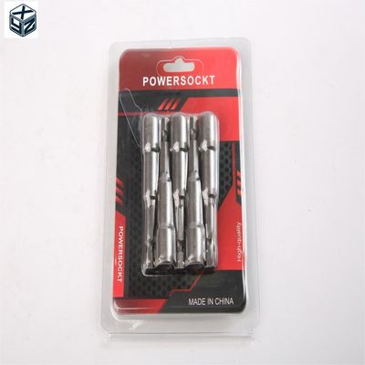 強力な磁気ナッツドライバーセット 1/4'' 65MM 5pcs CRV素材バブルシェルパッケージング