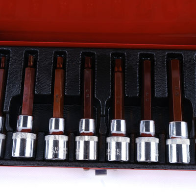 高精度 8pcs S2 スチールボックスビットセット 精密加工 手動電気ツール