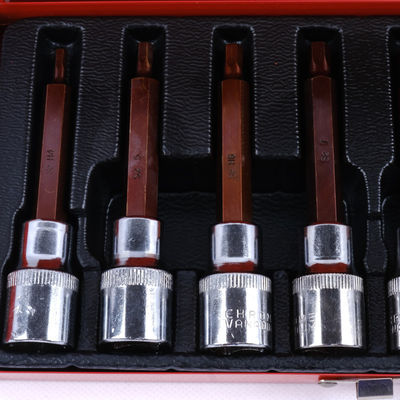 高精度 8pcs S2 スチールボックスビットセット 精密加工 手動電気ツール