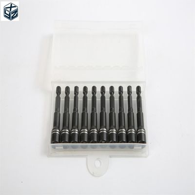 ODMサポート供給6.35ヘクサゴンCRV鋼磁性ナッツドライバーはPEプラスチックボックスにセット