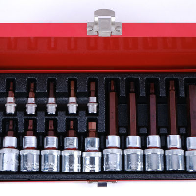 精密加工 S2 18pcs スチールボックスビットセット 手動電気ツール
