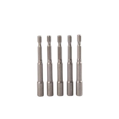 7mm*65mm*5PC 強力な磁気ナッツドライバセット クリアマーク CRV素材