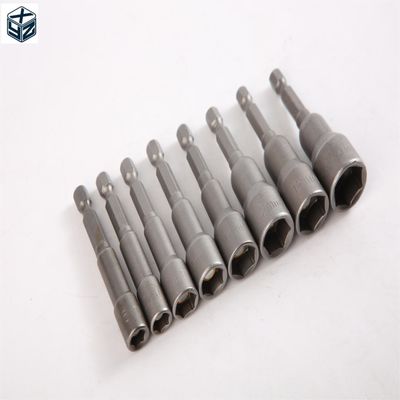 7mm*65mm*5PC 強力な磁気ナッツドライバセット クリアマーク CRV素材