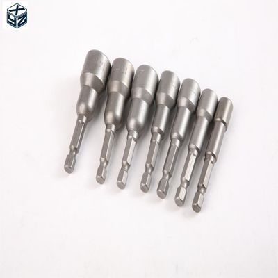 CRV素材 9mm*65mm*5PC マグネティックナッツドライバセット 1/4インチドライブ