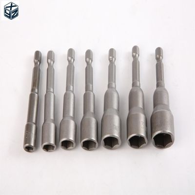 CRV素材 9mm*65mm*5PC マグネティックナッツドライバセット 1/4インチドライブ