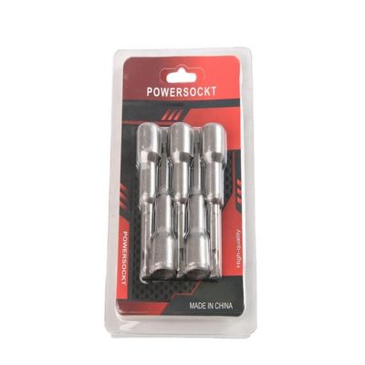 クラスのCRV材料 6.35 六角 10mm*65mm*5PC 強い磁気ナッツドライバーセット