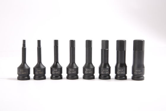 8PCS CR-MO 六角袖電動工具と自動車修理セットのHEXソケットの特徴