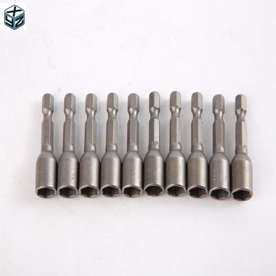 1/4インチ ドライブサイズ CRV 素材 6.35 ヘクサゴン 9mm*42mm*10PC 強力な磁気ナッツドライバーセット