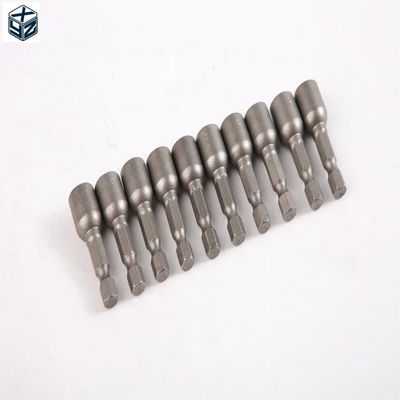 1/4インチ ドライブサイズ CRV 素材 6.35 ヘクサゴン 9mm*42mm*10PC 強力な磁気ナッツドライバーセット