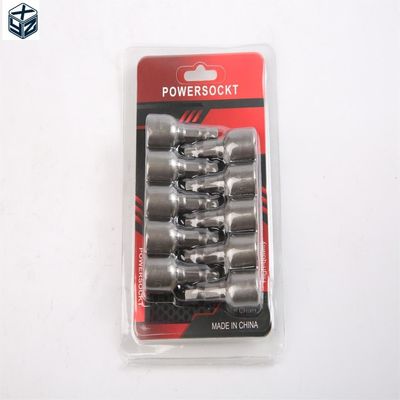 CRV素材 6.35 六角形 10mm*42mm*10PC 磁性ナッツドライバ セット 強い磁性