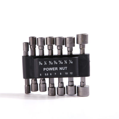 CRV 14pcs スクリュードライバー スクリューソケットドライバ ビットセット ナッツドライバセット ドリルハンドツール
