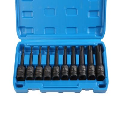 ブラック・フォスファート・フィニッシュ 20pcs 78シリーズ T20~T80 CR-MO素材 耐久性インパクトソケットセット