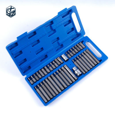 40pcs プラスチックボックス 精密加工ビットセット CRV素材 工業用手作業道具