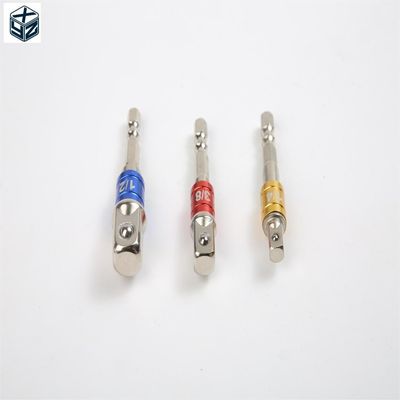 CRV クロムバナジウム鋼 シルバー 1/4 &quot; 54mm ユニバーサルソケットアダプタ