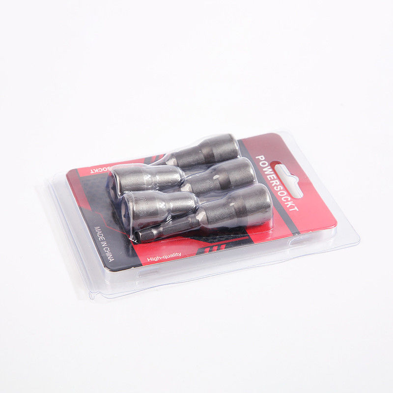 強力な磁気 5pcs 12mm 65mm 急速交換 ヘックスシャンク 工業クラスのナッツドライバーセット