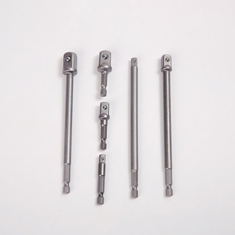 CRV素材 シルバー 1/4' 150MM 6&quot; 2&quot;ソケットアダプターセット 手/電気ツール対応