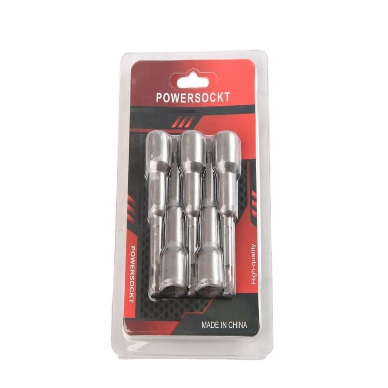 クラスのCRV材料 6.35 六角 10mm*65mm*5PC 強い磁気ナッツドライバーセット