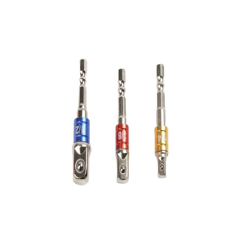 CRV クロムバナジウム鋼 シルバー 1/4 &quot; 54mm ユニバーサルソケットアダプタ
